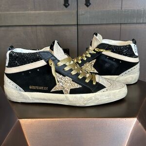 Golden Goose Mid Star ✨ Private Edition Black & Gold / 39